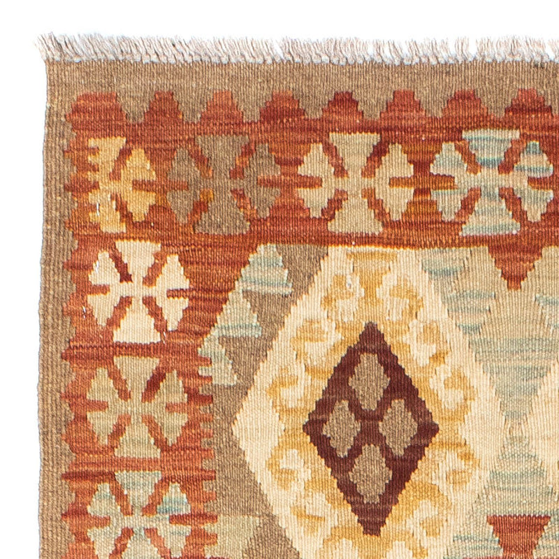 Runner Kelim Carpet - orientalisk matta - 201 x 78 cm - beige