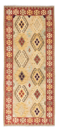 Runner Kelim Carpet - orientalisk matta - 199 x 79 cm - beige