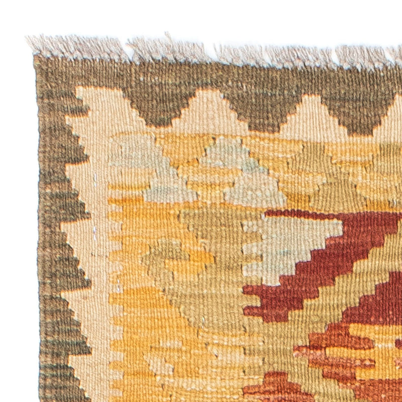 Runner Kelim Carpet - orientalisk matta - 187 x 73 cm - rost