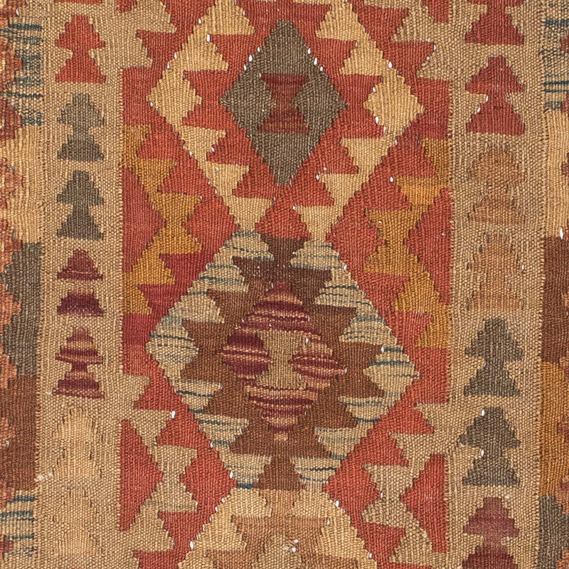 Runner Kelim Carpet - orientalisk matta - 192 x 78 cm - ljusbrun