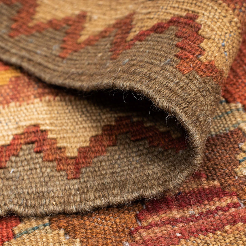 Runner Kelim Carpet - orientalisk matta - 192 x 78 cm - ljusbrun