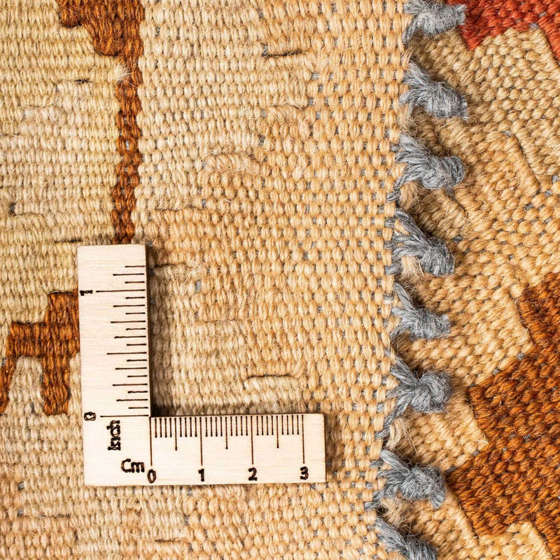 Runner Kelim Carpet - orientalisk matta - 200 x 79 cm - ljusbrun