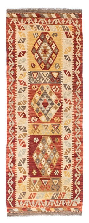 Runner Kelim Carpet - orientalisk matta - 189 x 71 cm - rost