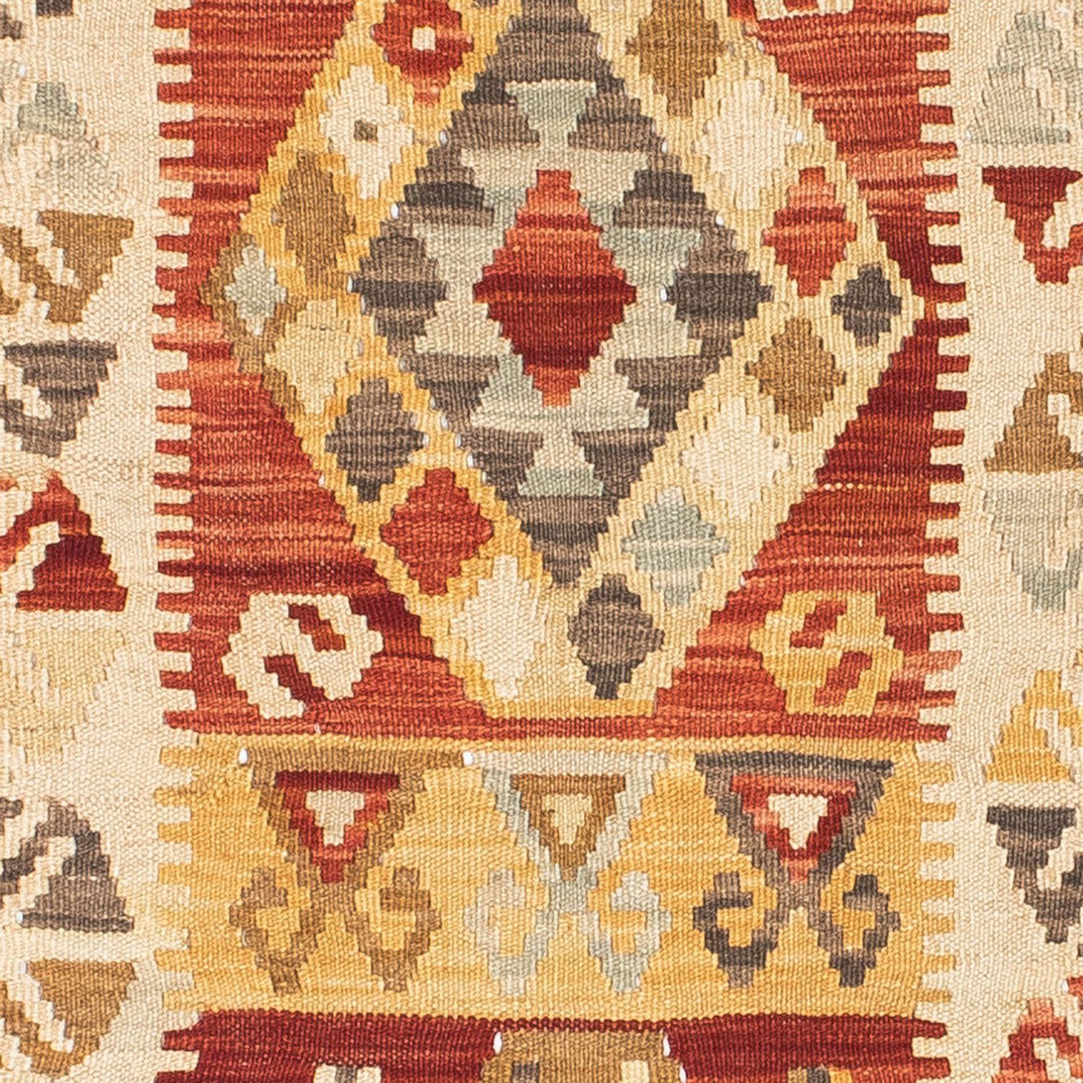 Runner Kelim Carpet - orientalisk matta - 189 x 71 cm - rost