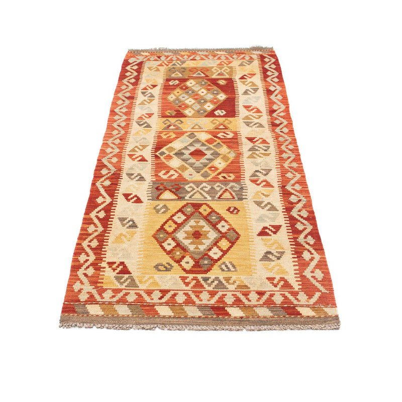 Runner Kelim Carpet - orientalisk matta - 189 x 71 cm - rost