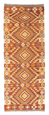 Runner Kelim Carpet - orientalisk matta - 187 x 72 cm - rost