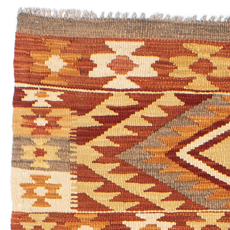 Runner Kelim Carpet - orientalisk matta - 187 x 72 cm - rost