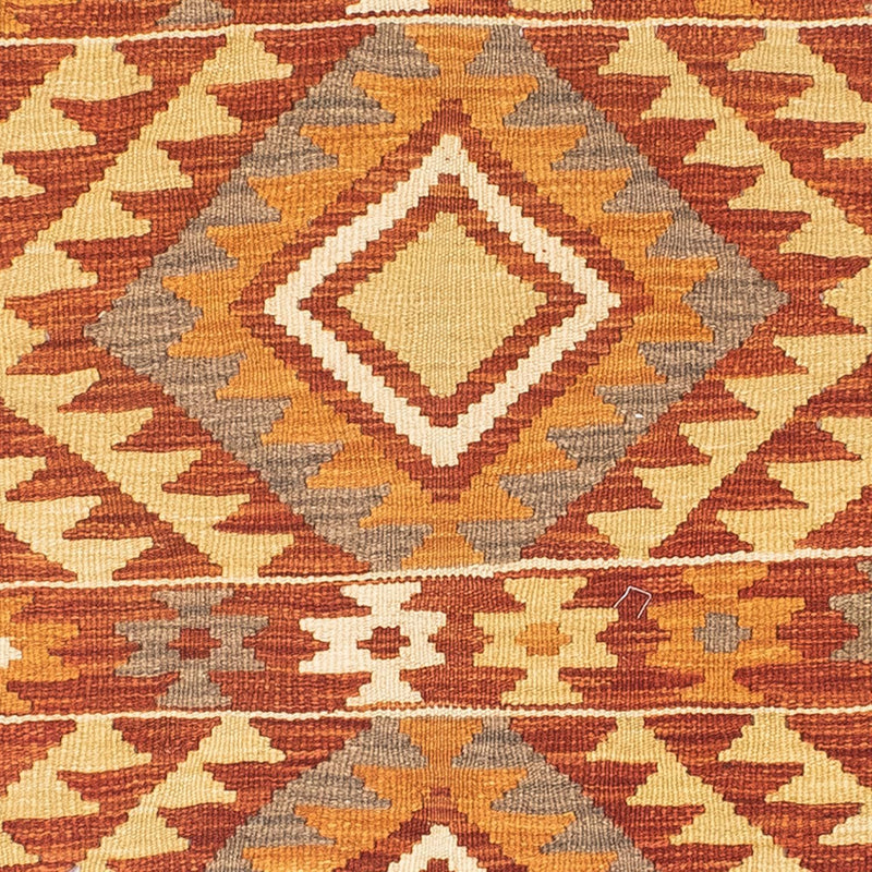Runner Kelim Carpet - orientalisk matta - 187 x 72 cm - rost