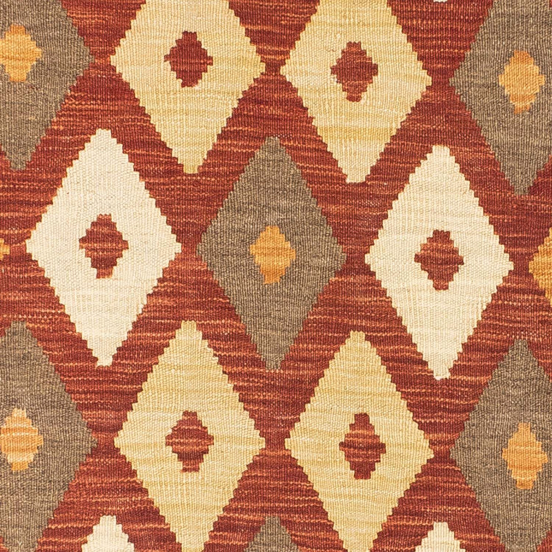 Runner Kelim Carpet - orientalisk matta - 193 x 73 cm - rost