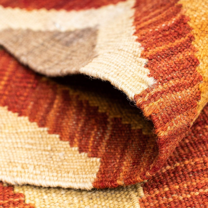 Runner Kelim Carpet - orientalisk matta - 193 x 73 cm - rost