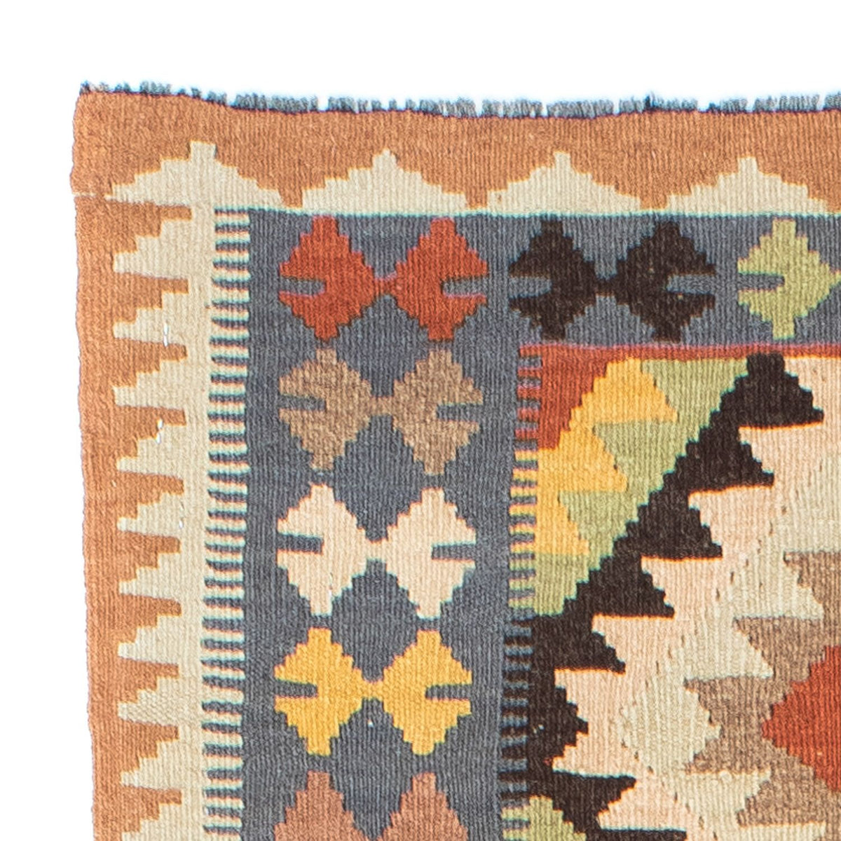 Runner Kelim Carpet - orientalisk matta - 230 x 69 cm - beige