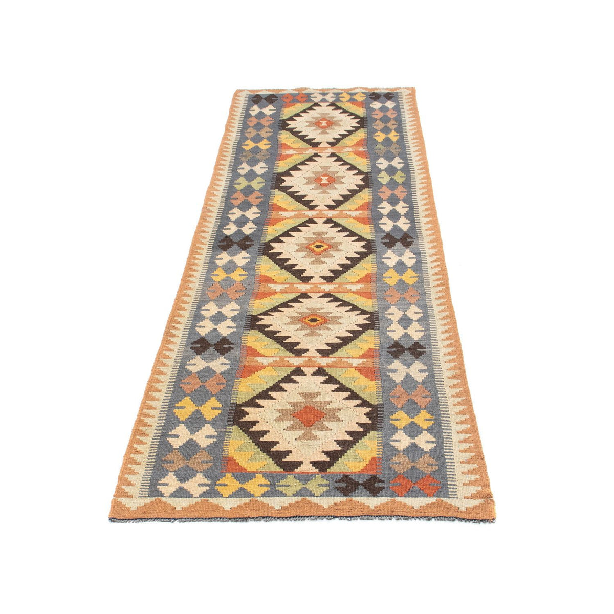 Runner Kelim Carpet - orientalisk matta - 230 x 69 cm - beige
