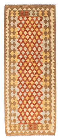 Runner Kelim Carpet - orientalisk matta - 191 x 74 cm - ljusbrun