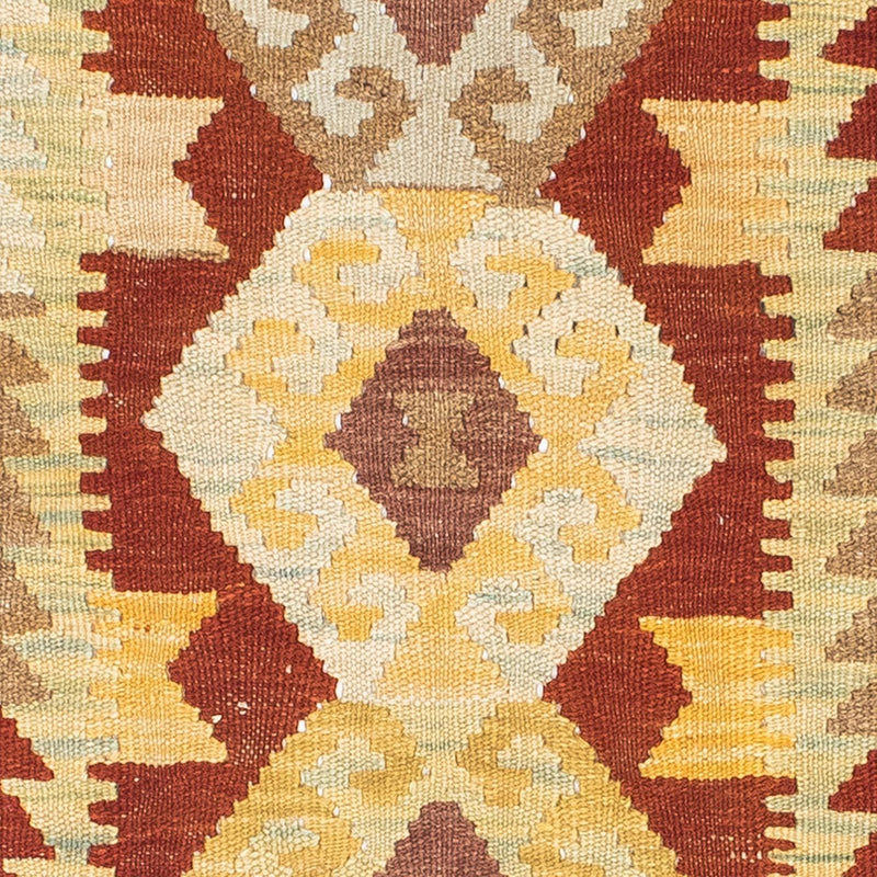 Runner Kelim Carpet - orientalisk matta - 192 x 72 cm - ljusbrun
