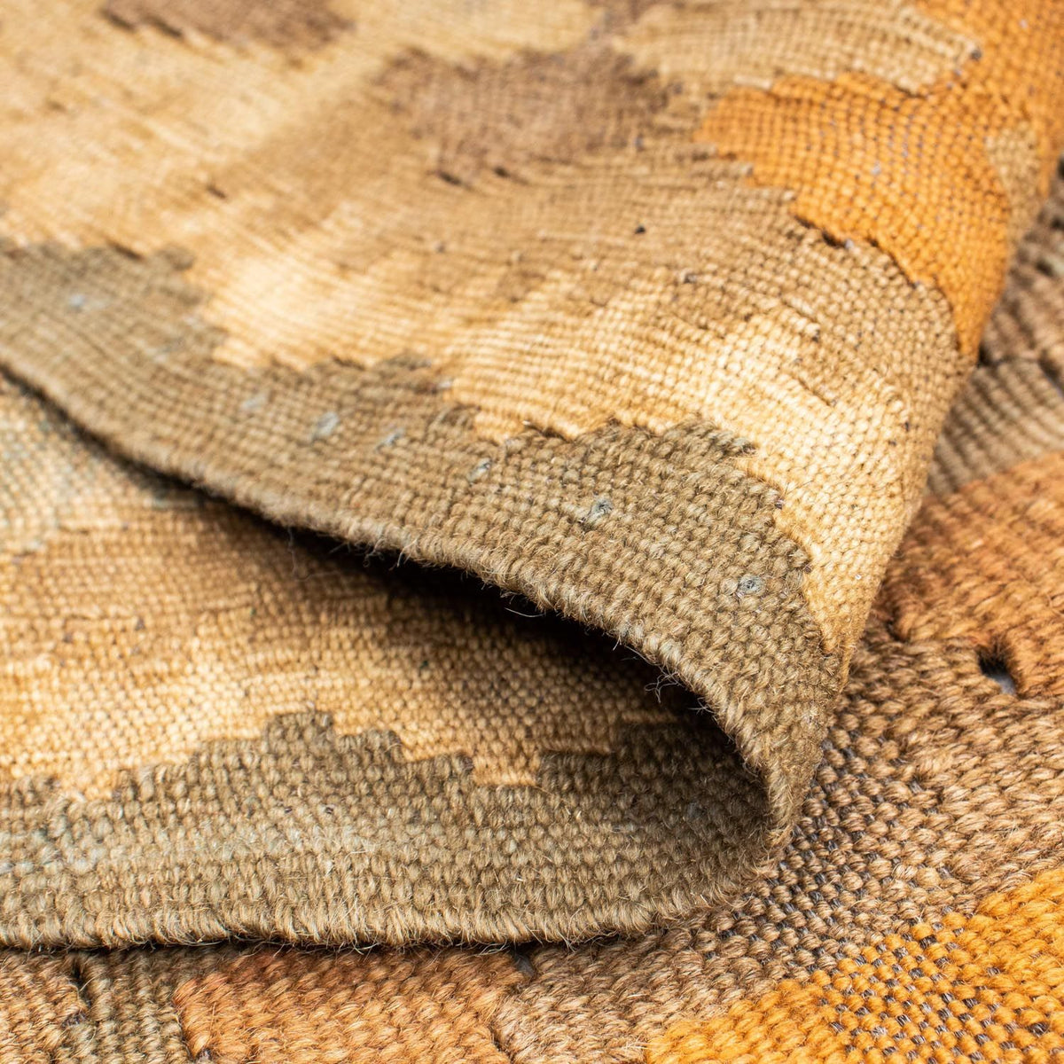 Runner Kelim Carpet - orientalisk matta - 198 x 81 cm - ljusbrun