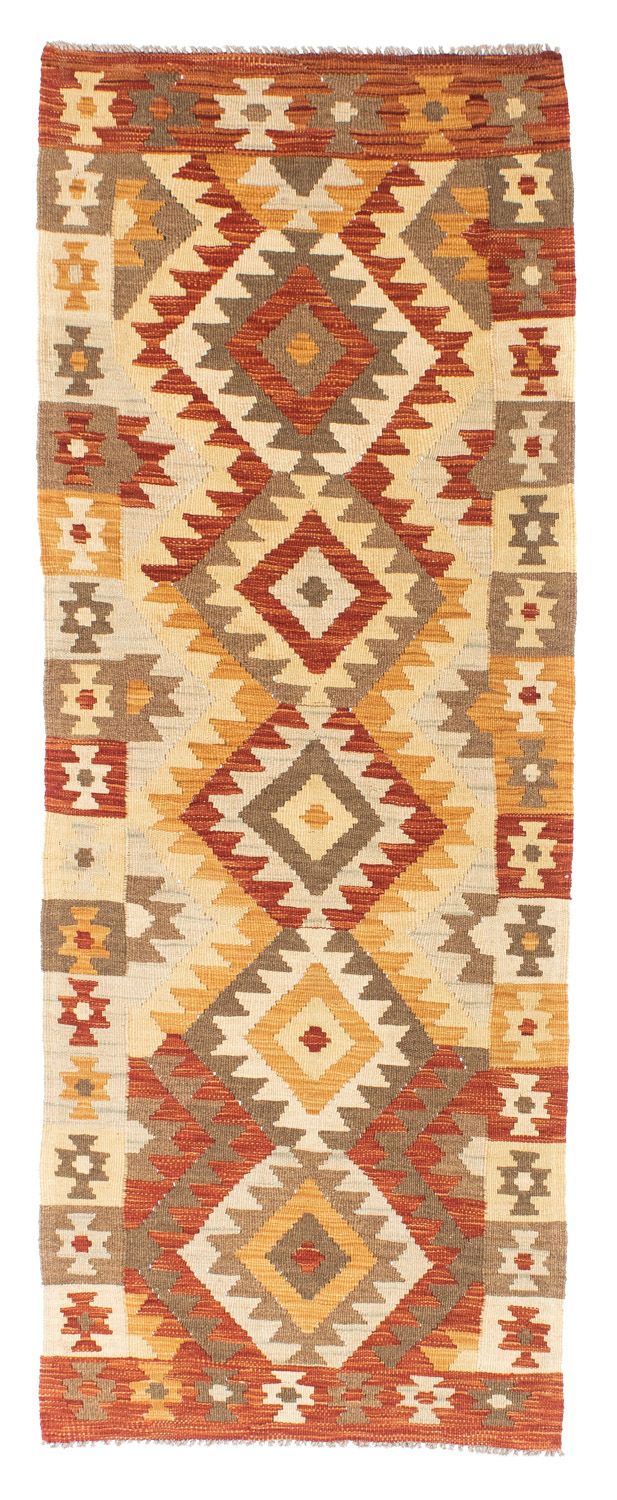 Runner Kelim Carpet - orientalisk matta - 197 x 69 cm - beige