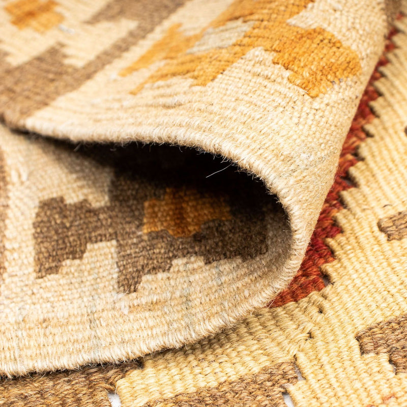 Runner Kelim Carpet - orientalisk matta - 197 x 69 cm - beige