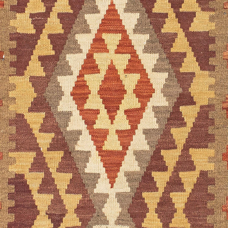 Runner Kelim Carpet - orientalisk matta - 191 x 78 cm - ljusbrun