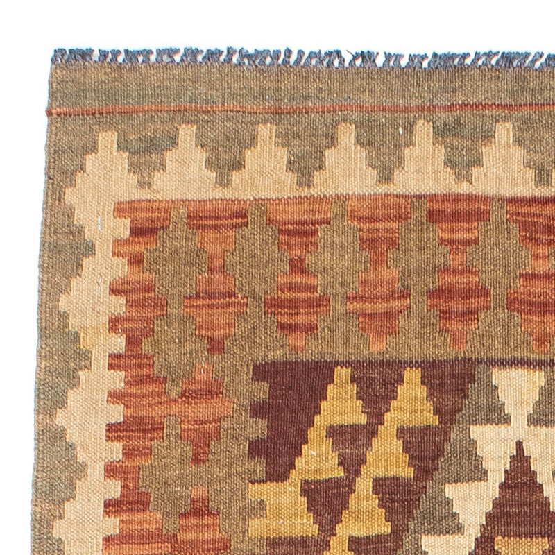 Runner Kelim Carpet - orientalisk matta - 191 x 78 cm - ljusbrun