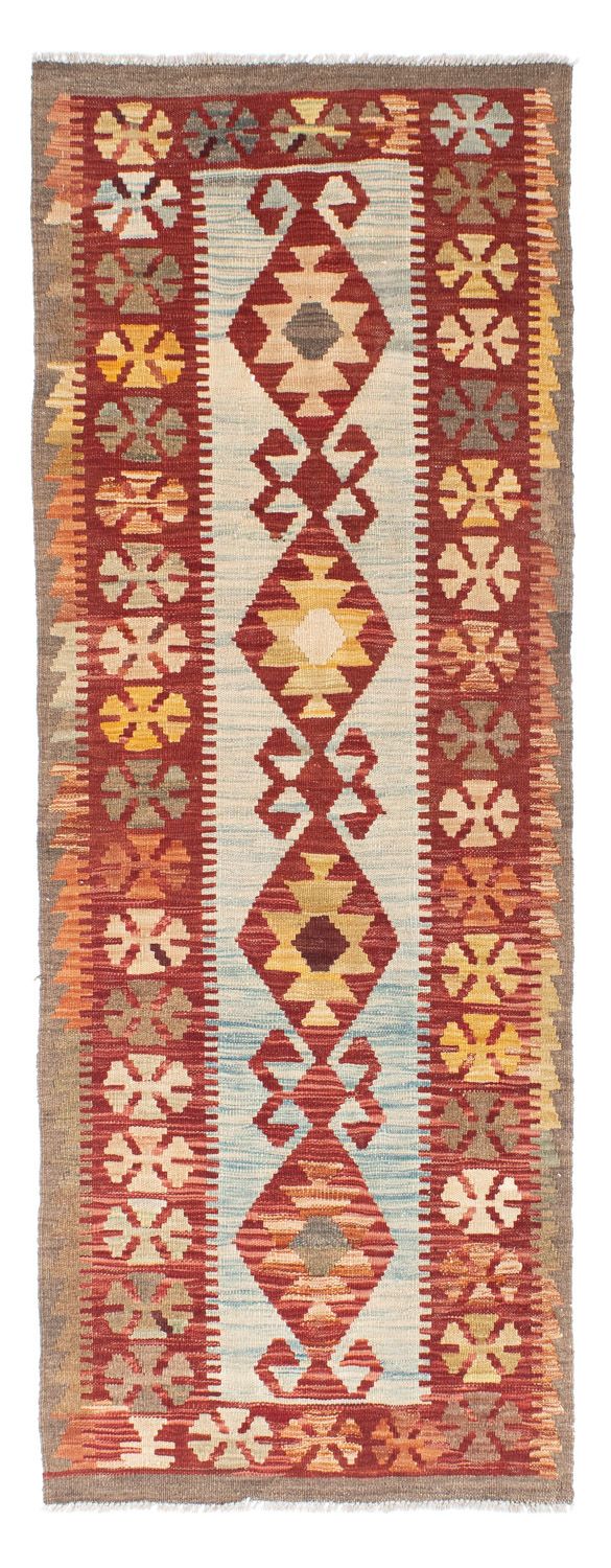 Runner Kelim Carpet - orientalisk matta - 206 x 77 cm - beige