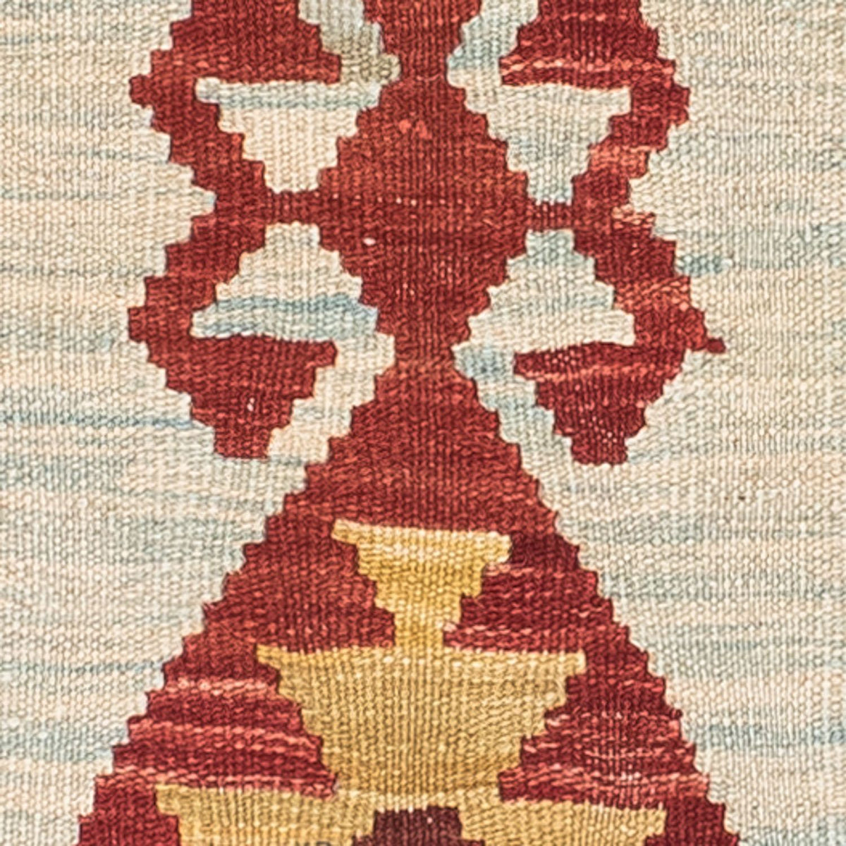 Runner Kelim Carpet - orientalisk matta - 206 x 77 cm - beige