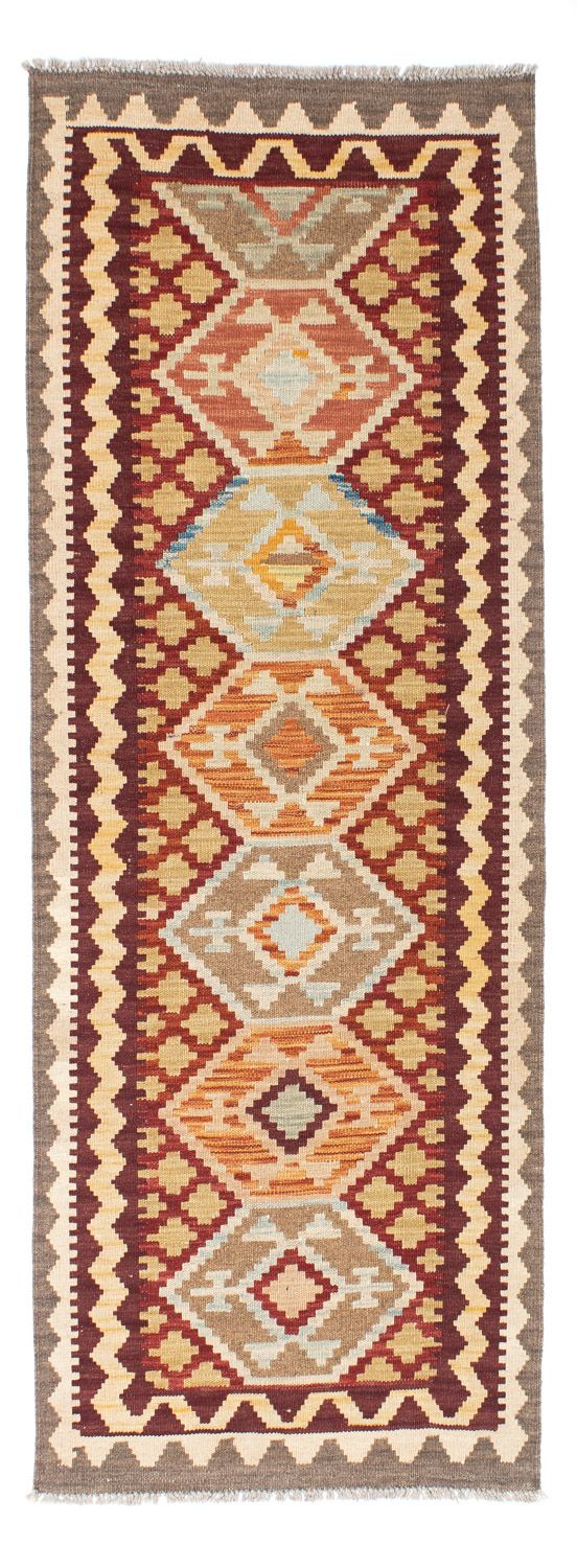 Runner Kelim Carpet - orientalisk matta - 202 x 73 cm - beige