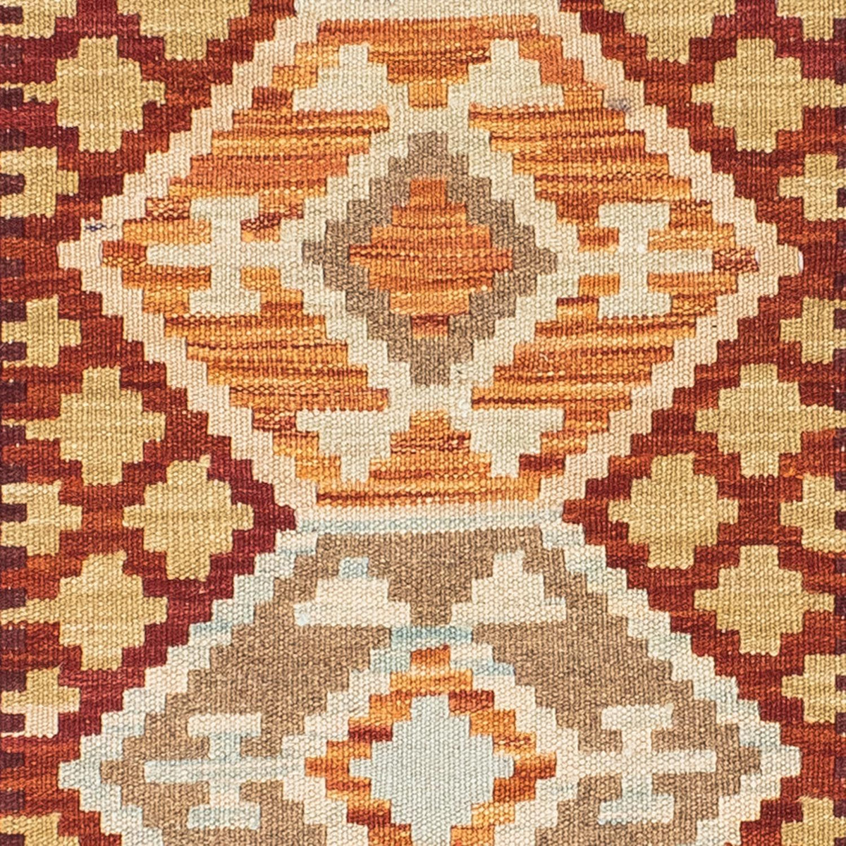Runner Kelim Carpet - orientalisk matta - 202 x 73 cm - beige