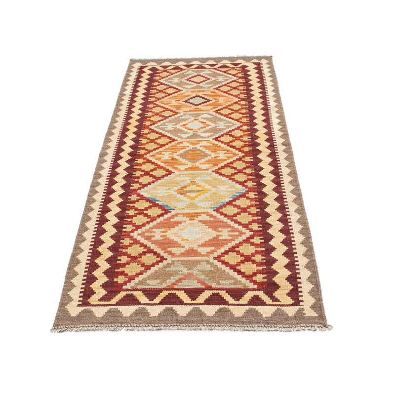 Runner Kelim Carpet - orientalisk matta - 202 x 73 cm - beige