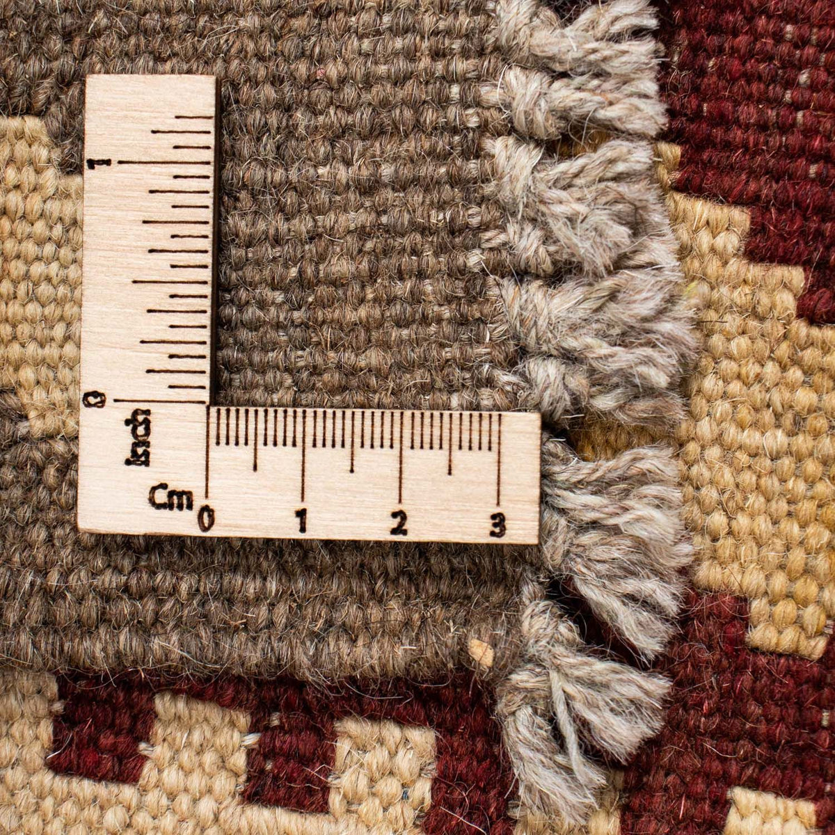 Runner Kelim Carpet - orientalisk matta - 202 x 73 cm - beige