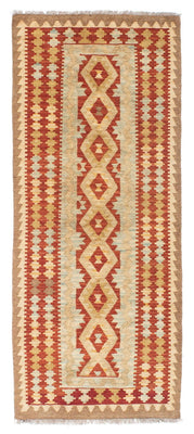 Runner Kelim Carpet - orientalisk matta - 200 x 85 cm - beige