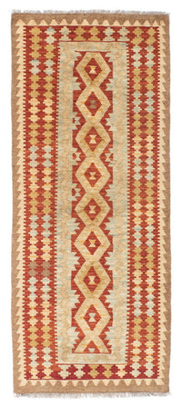 Runner Kelim Carpet - orientalisk matta - 200 x 85 cm - beige