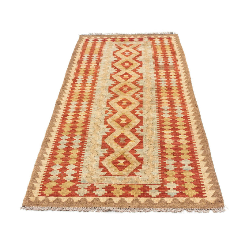 Runner Kelim Carpet - orientalisk matta - 200 x 85 cm - beige