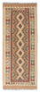 Runner Kelim Carpet - orientalisk matta - 198 x 80 cm - ljusbrun