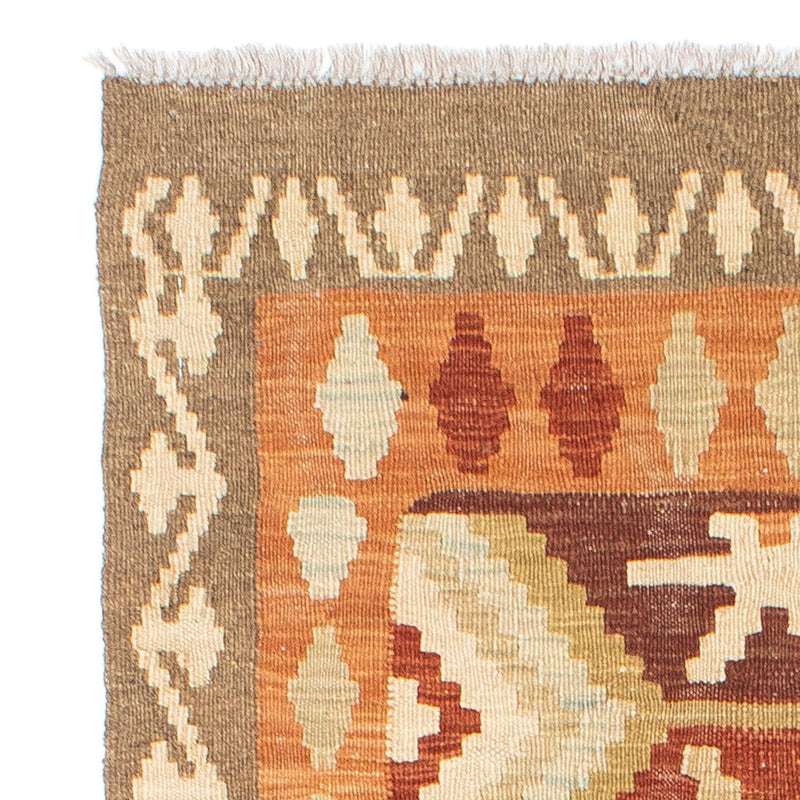 Runner Kelim Carpet - orientalisk matta - 203 x 73 cm - beige