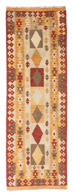 Runner Kelim Carpet - orientalisk matta - 196 x 72 cm - beige