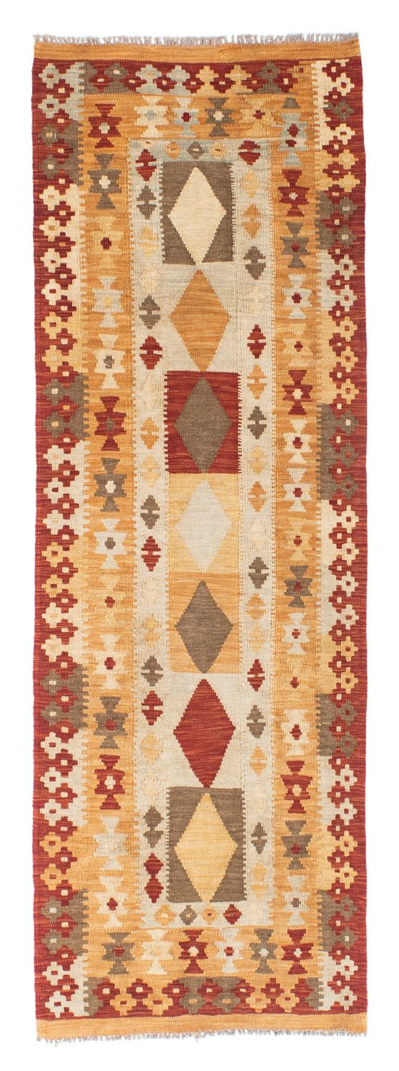 Runner Kelim Carpet - orientalisk matta - 196 x 72 cm - beige