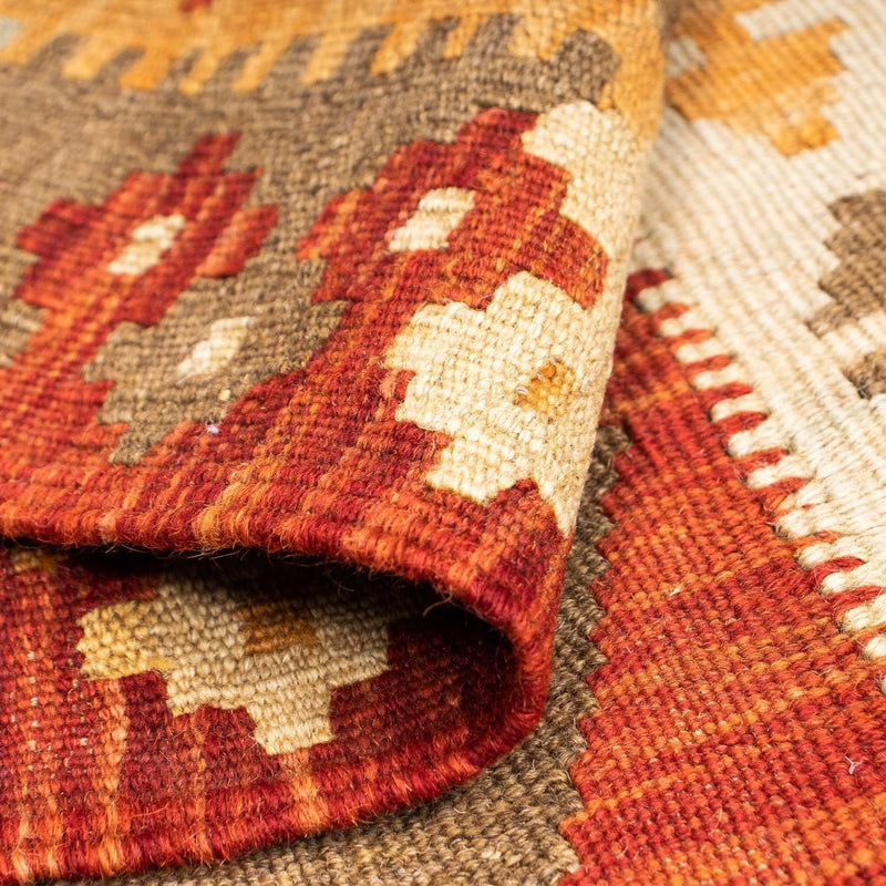 Runner Kelim Carpet - orientalisk matta - 196 x 72 cm - beige