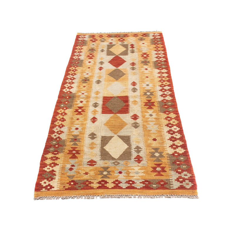 Runner Kelim Carpet - orientalisk matta - 196 x 72 cm - beige