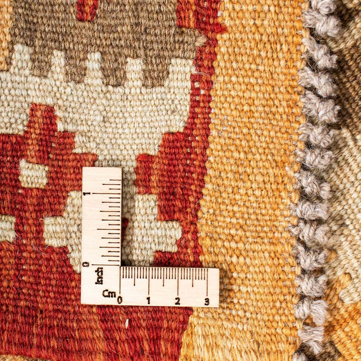 Runner Kelim Carpet - orientalisk matta - 196 x 72 cm - beige