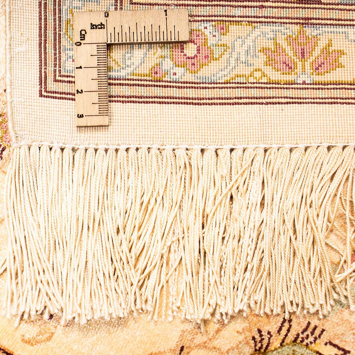 Silk Carpet - Ghom Silk - Premium - 197 x 131 cm - beige