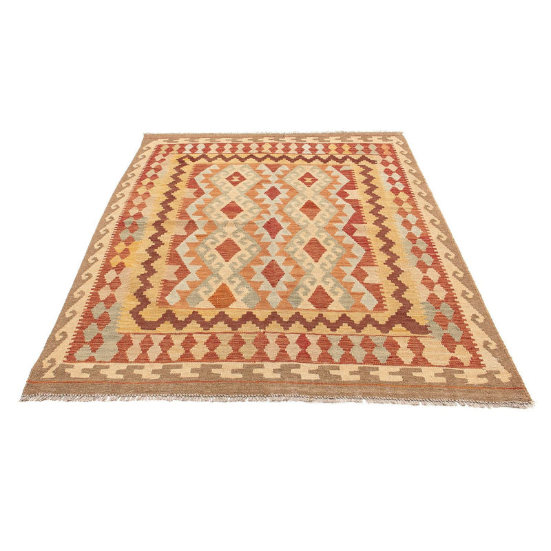 Kelim Carpet - orientalisk matta - 203 x 145 cm - flerfärgad