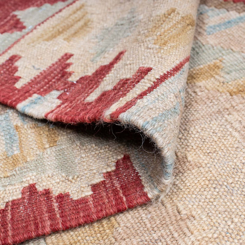 Kelim Carpet - orientalisk matta - 196 x 143 cm - flerfärgad