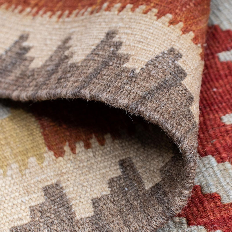 Kelim Carpet - orientalisk matta - 193 x 142 cm - flerfärgad