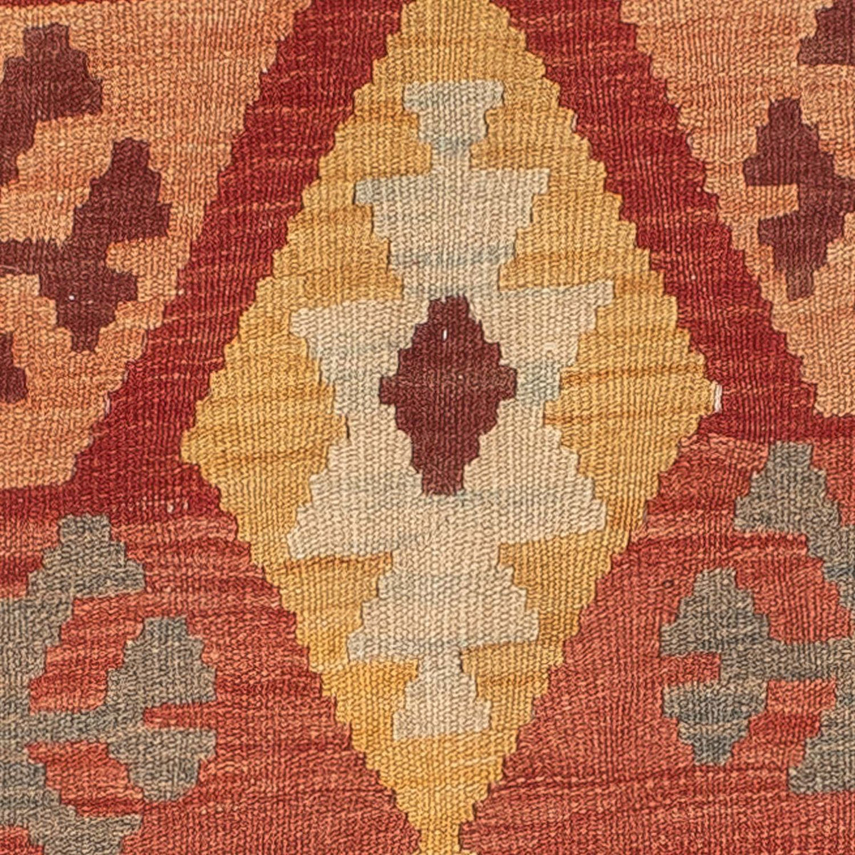 Kelim Carpet - orientalisk matta - 200 x 145 cm - rost