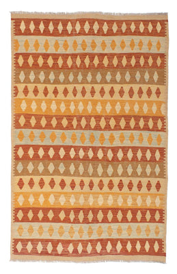 Kelim Carpet - orientalisk matta - 201 x 154 cm - flerfärgad