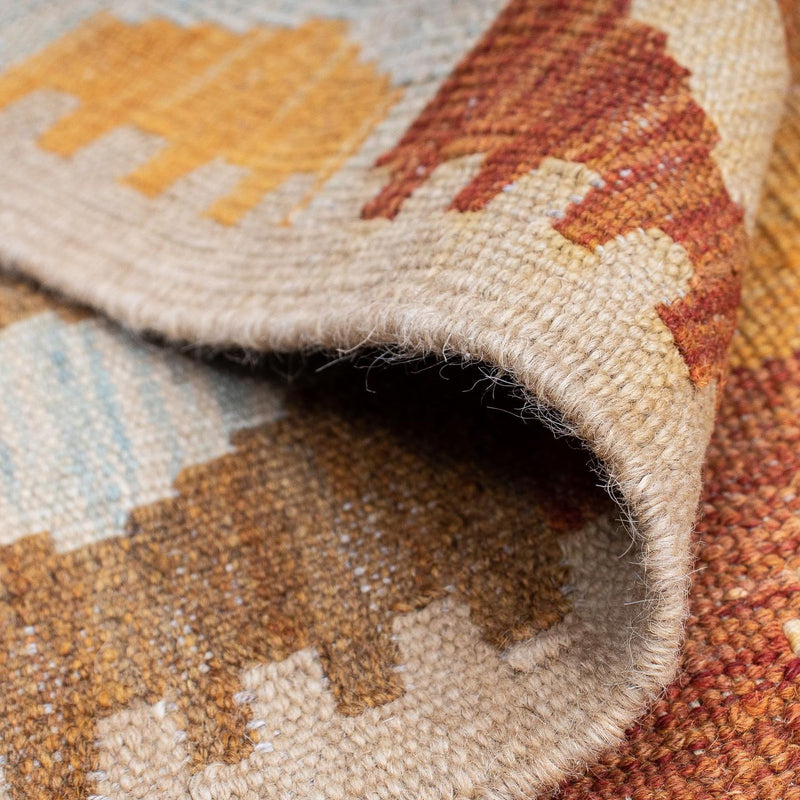 Kelim Carpet - orientalisk matta - 201 x 154 cm - flerfärgad