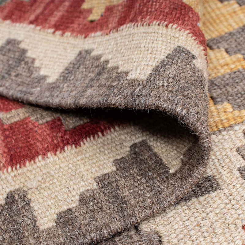 Kelim Carpet - orientalisk matta - 202 x 147 cm - flerfärgad