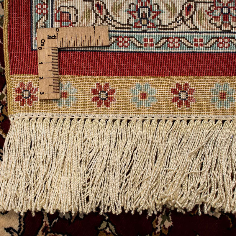 Silk matta - China Silk - 198 x 137 cm - mörkröd