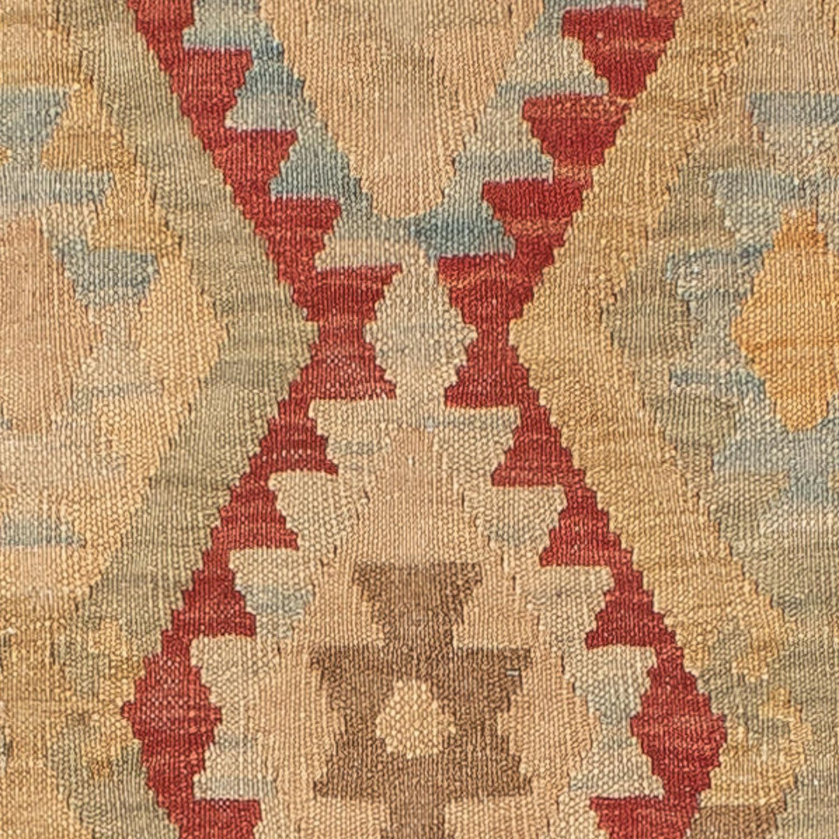 Kelim Carpet - orientalisk matta - 188 x 148 cm - flerfärgad