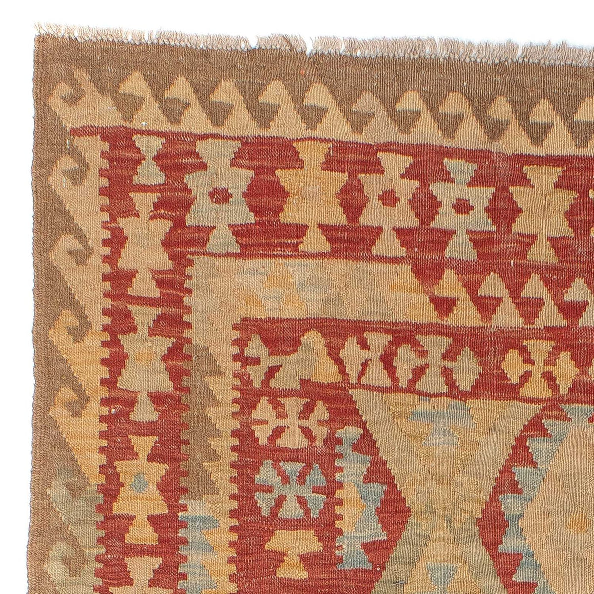 Kelim Carpet - orientalisk matta - 188 x 148 cm - flerfärgad